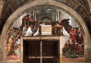  maestro Lienzo - La misa en Bolsena del maestro renacentista Rafael